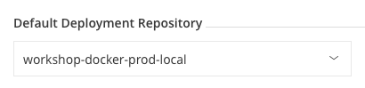Default Deployment Repository